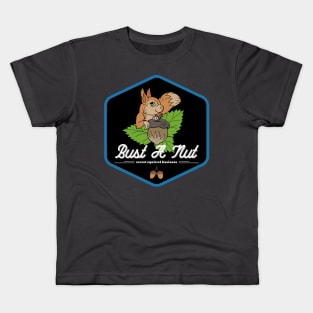 bust a nut secret squirrel business Kids T-Shirt